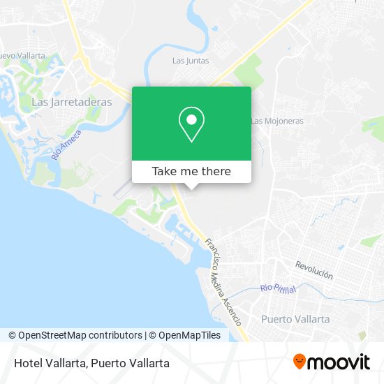 Mapa de Hotel Vallarta