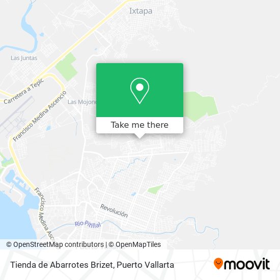 Tienda de Abarrotes Brizet map