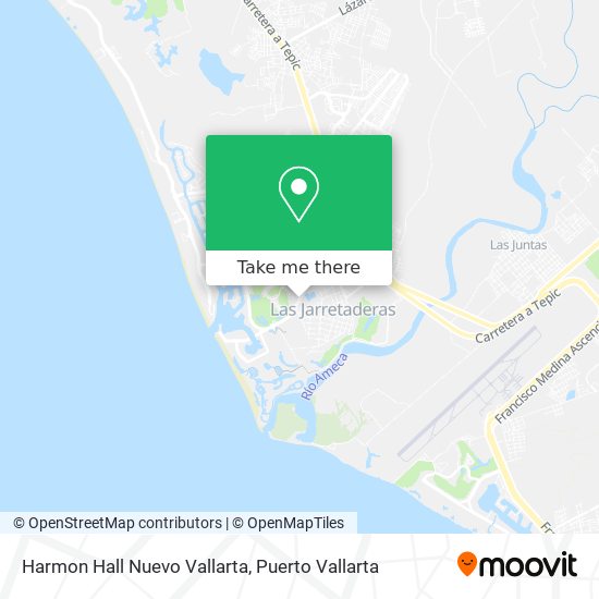 Mapa de Harmon Hall Nuevo Vallarta