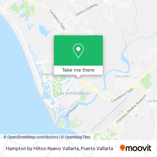 Mapa de Hampton by Hilton Nuevo Vallarta
