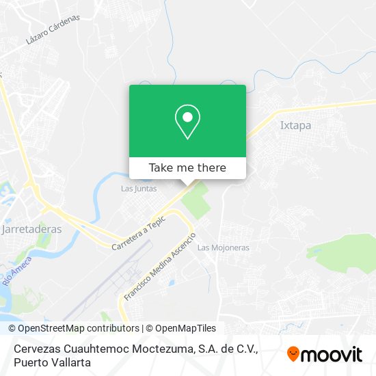 Mapa de Cervezas Cuauhtemoc Moctezuma, S.A. de C.V.