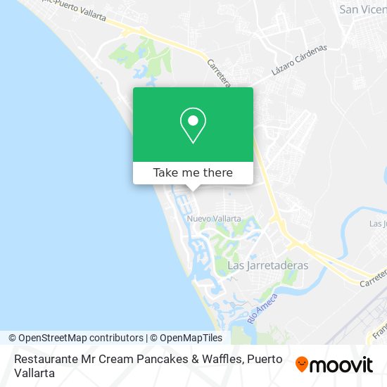 Restaurante Mr Cream Pancakes & Waffles map