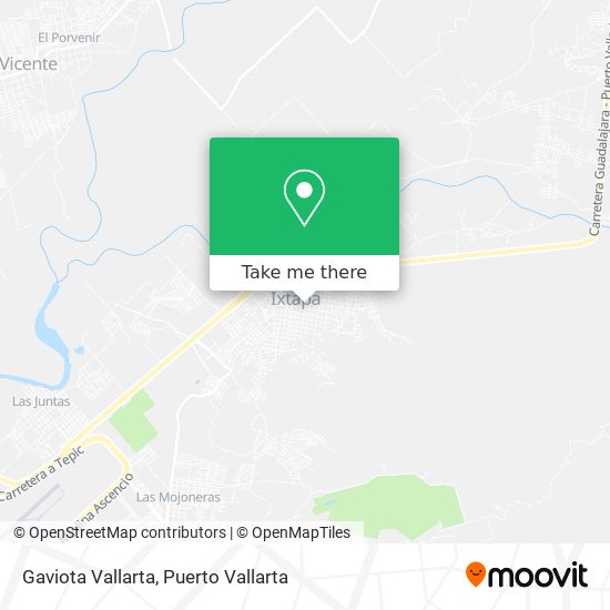 Gaviota Vallarta map