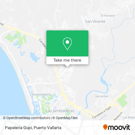 Papeleria Gupi map