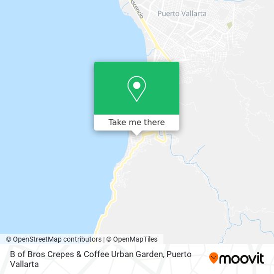 B of Bros Crepes & Coffee Urban Garden map