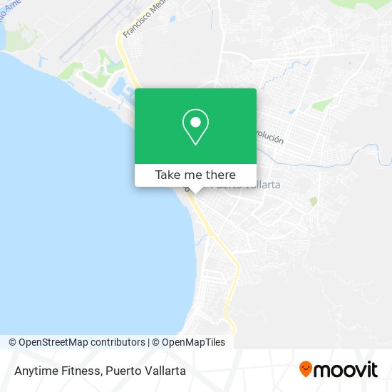 Mapa de Anytime Fitness