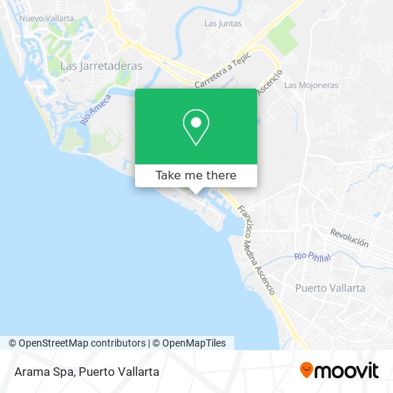 Mapa de Arama Spa