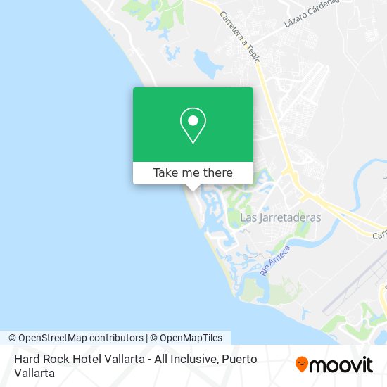 Mapa de Hard Rock Hotel Vallarta - All Inclusive