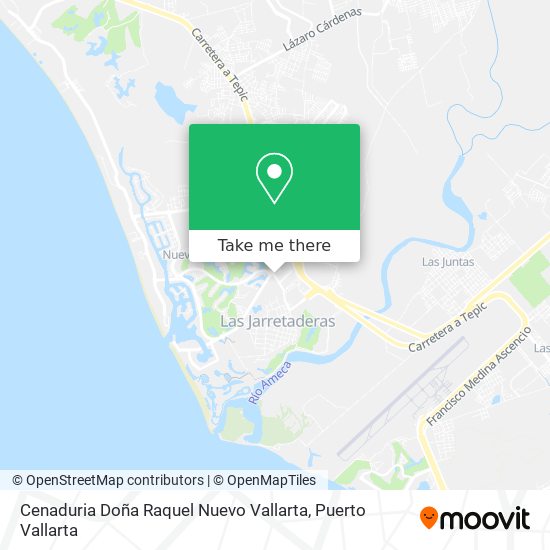 Mapa de Cenaduria Doña Raquel Nuevo Vallarta