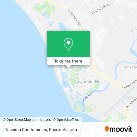 Tahéima Condominios map