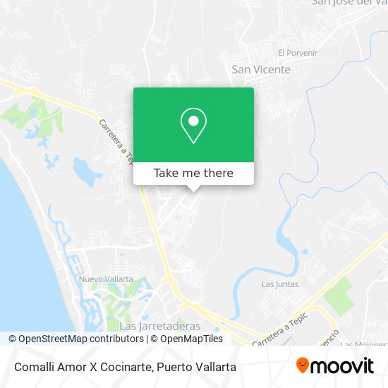 Comalli Amor X Cocinarte map