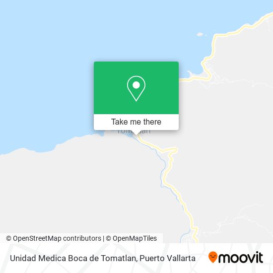 Mapa de Unidad Medica Boca de Tomatlan