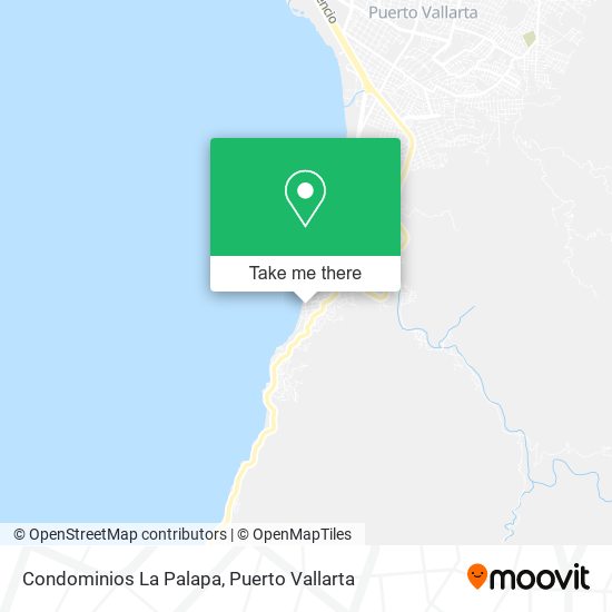 Condominios La Palapa map