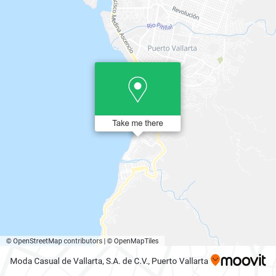 Moda Casual de Vallarta, S.A. de C.V. map