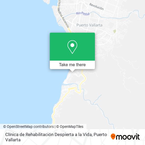 Clínica de Rehabilitación Despierta a la Vida map