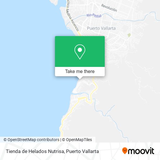 Mapa de Tienda de Helados Nutrisa