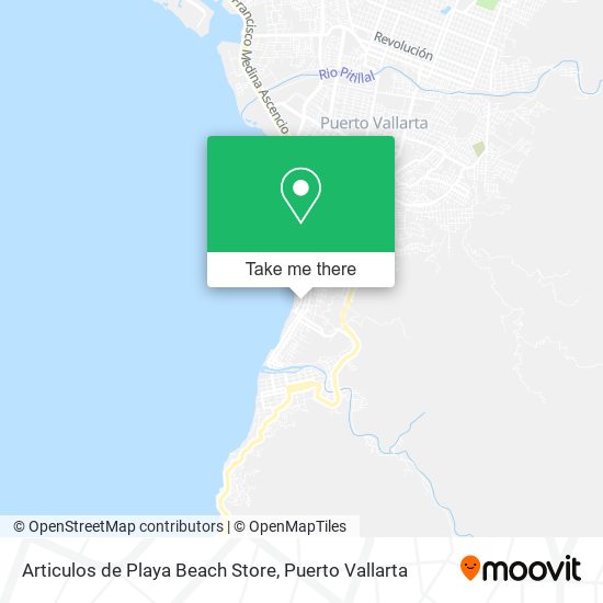 Mapa de Articulos de Playa Beach Store