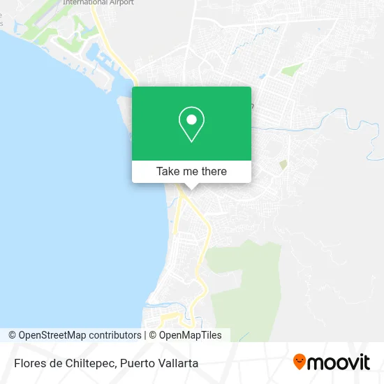 Flores de Chiltepec map