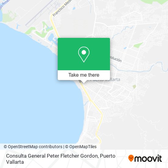 Consulta General Peter Fletcher Gordon map