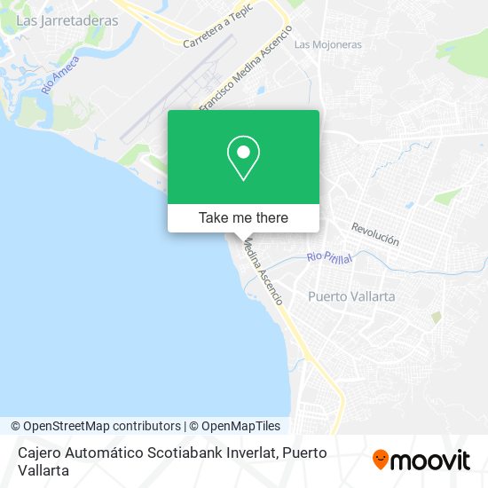 Mapa de Cajero Automático Scotiabank Inverlat