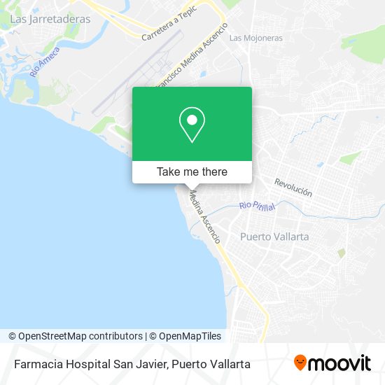 Mapa de Farmacia Hospital San Javier