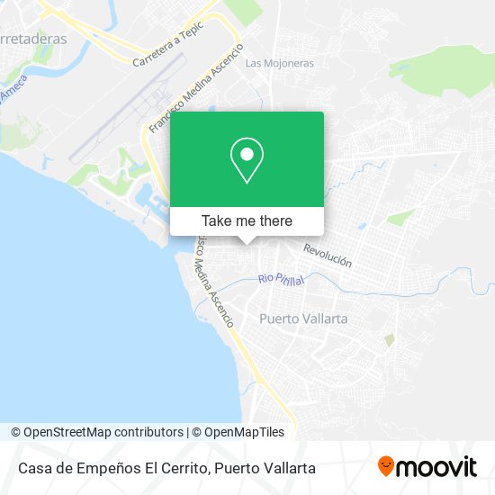 Mapa de Casa de Empeños El Cerrito