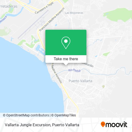 Vallarta Jungle Excursion map
