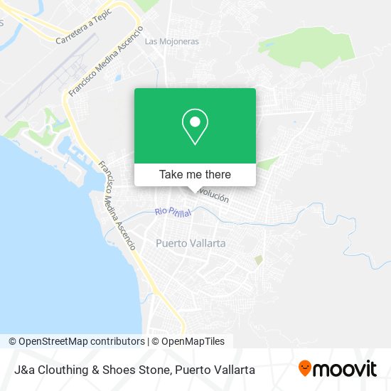 J&a Clouthing & Shoes Stone map
