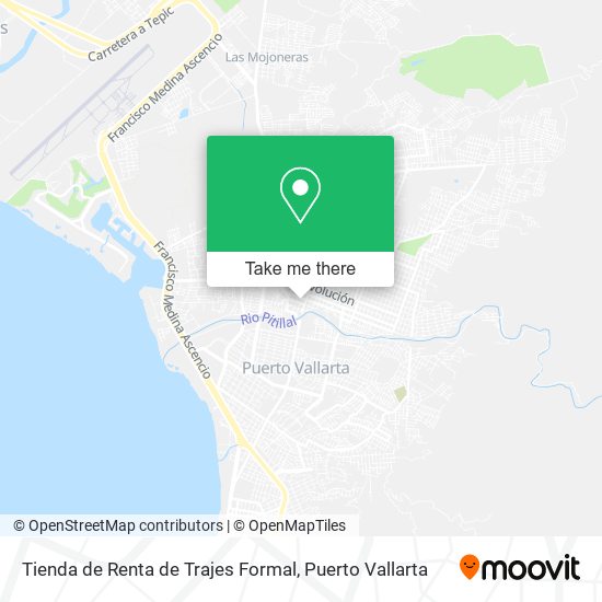 Tienda de Renta de Trajes Formal map