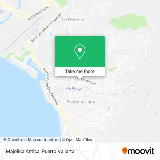 Majolica Antica map