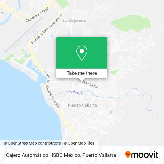 Mapa de Cajero Automático HSBC México