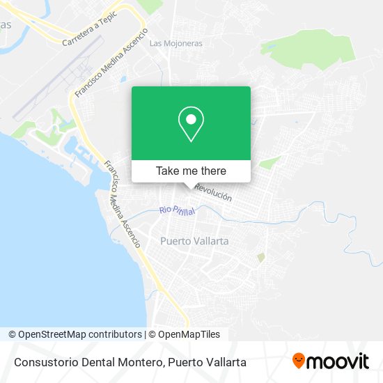 Mapa de Consustorio Dental Montero