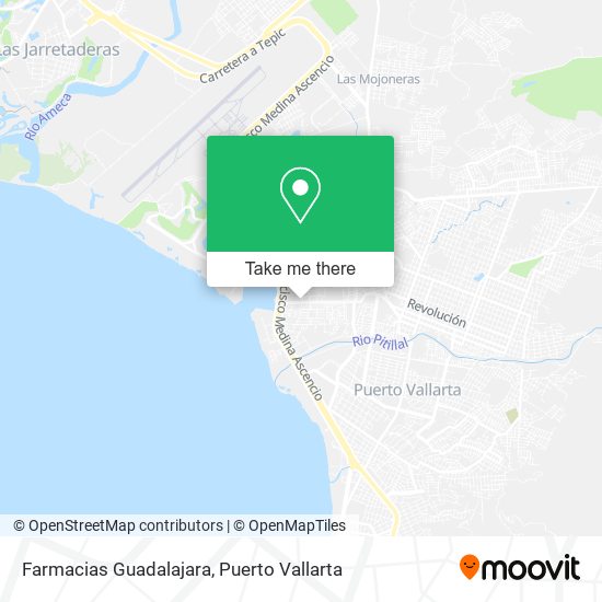 Farmacias Guadalajara map