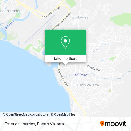 Estetica Lourdes map