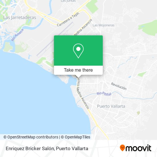 Enriquez Bricker Salón map