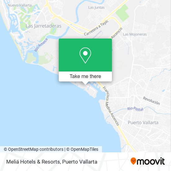 Meliá Hotels & Resorts map