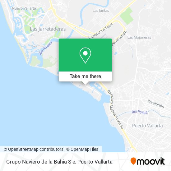 Grupo Naviero de la Bahia S e map