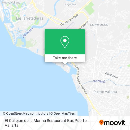 El Callejon de la Marina Restaurant Bar map