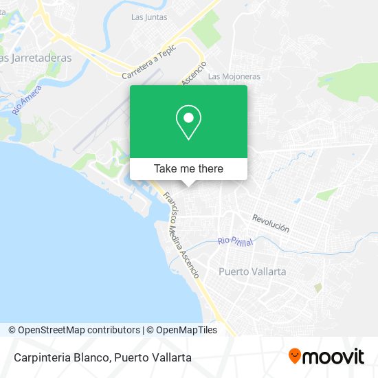 Carpinteria Blanco map