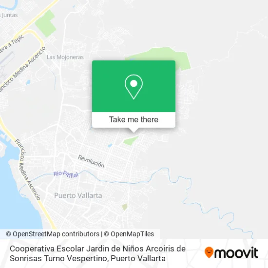 Cooperativa Escolar Jardin de Niños Arcoiris de Sonrisas Turno Vespertino map