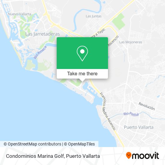 Condominios Marina Golf map