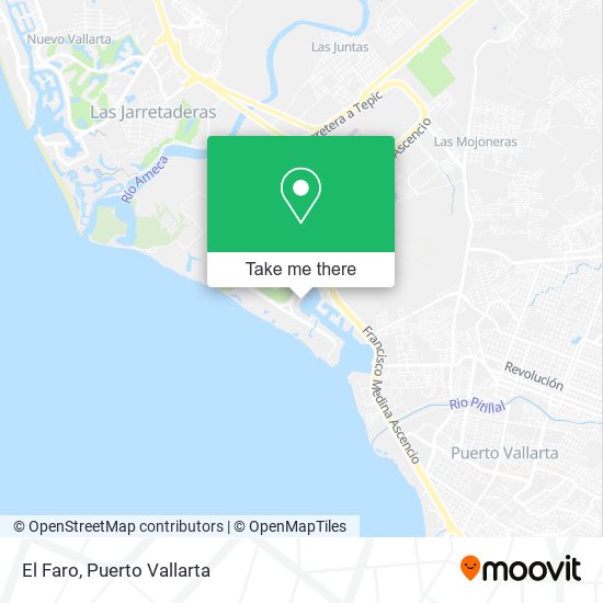 Mapa de El Faro