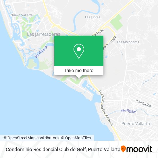 Condominio Residencial Club de Golf map