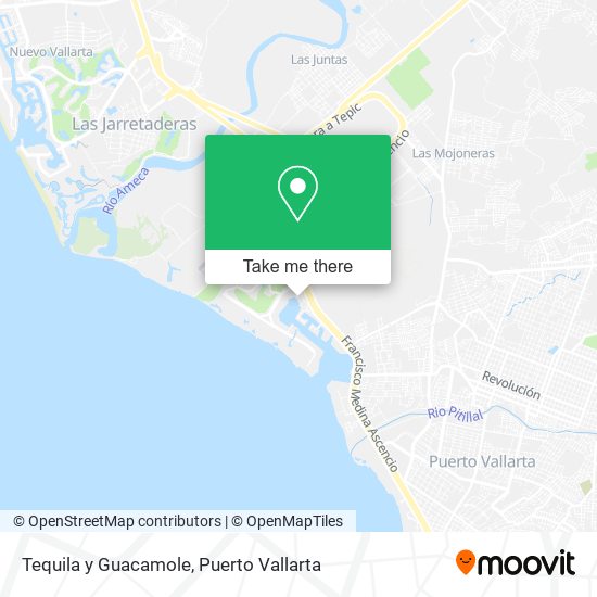 Tequila y Guacamole map