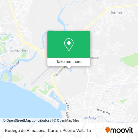 Mapa de Bodega de Almacenar Carton