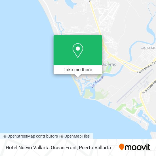 Hotel Nuevo Vallarta Ocean Front map