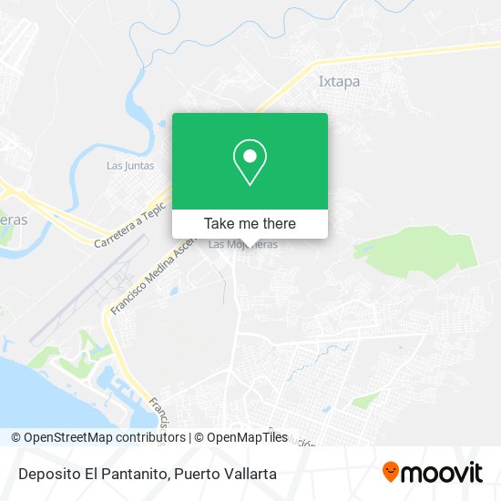 Mapa de Deposito El Pantanito