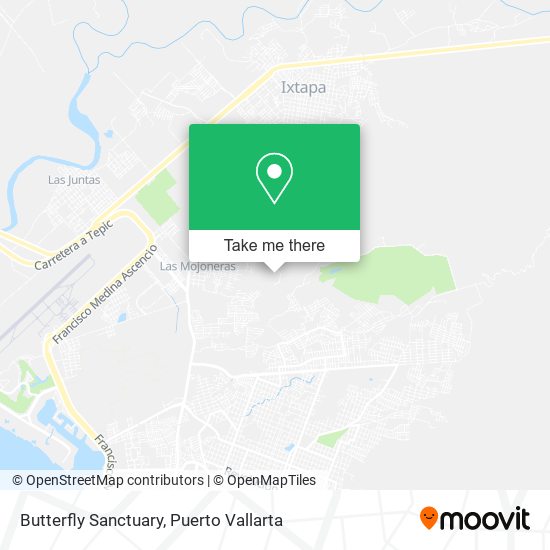 Mapa de Butterfly Sanctuary