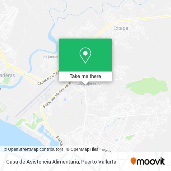 Mapa de Casa de Asistencia Alimentaria