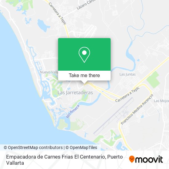 Empacadora de Carnes Frias El Centenario map